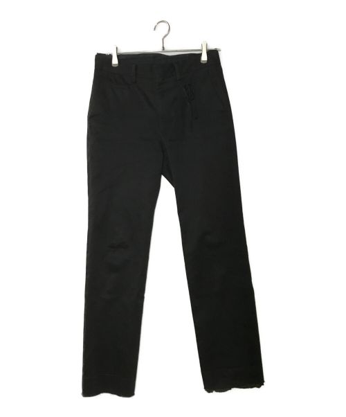 Midorikawa（ミドリカワ）Midorikawa (ミドリカワ) Cotton Chino Slacks ブラック サイズ:Sの古着・服飾アイテム