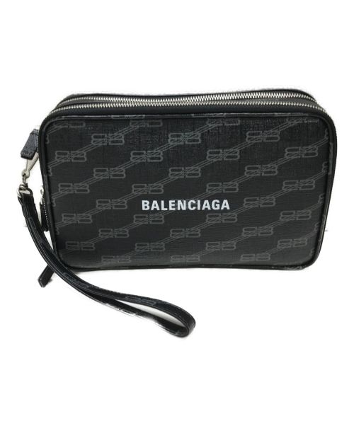 BALENCIAGA（バレンシアガ）BALENCIAGA (バレンシアガ) エブリデイ ポーチ セカンドバッグ ブラックの古着・服飾アイテム