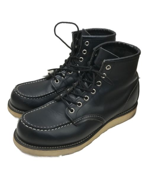 RED WING（レッドウィング）RED WING (レッドウィング) CLASSIC MOC TOE ブラック サイズ:US7 1/2の古着・服飾アイテム