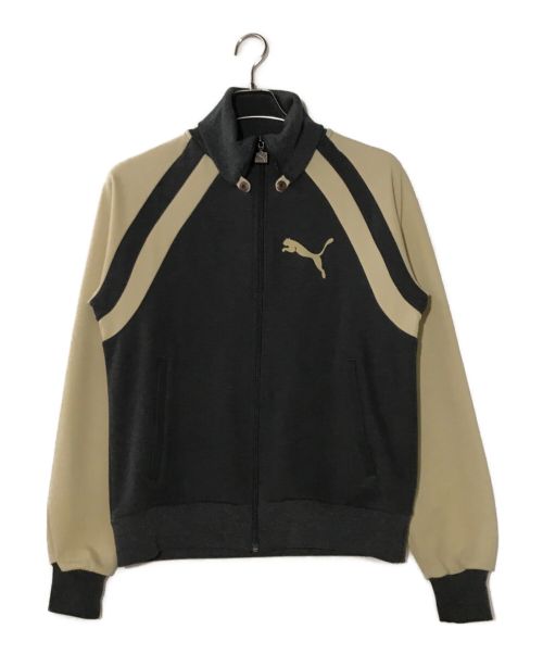 PUMA（プーマ）PUMA (プーマ) リブハイネックトラックジャケット グレー サイズ:Sの古着・服飾アイテム