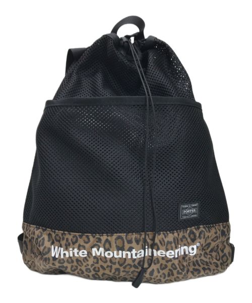 PORTER（ポーター）PORTER (ポーター) WHITE MOUNTAINEERING (ホワイトマウンテ二アニング) ナップサック ブラックの古着・服飾アイテム