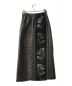 Ameri (アメリ) IMANE JACQUARD WRAP SKIRT ジャガードスカート ネイビー サイズ:M：7000円