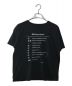 MM6 Maison Margiela（エムエムシックス メゾンマルジェラ）の古着「プリントTシャツ」｜ブラック