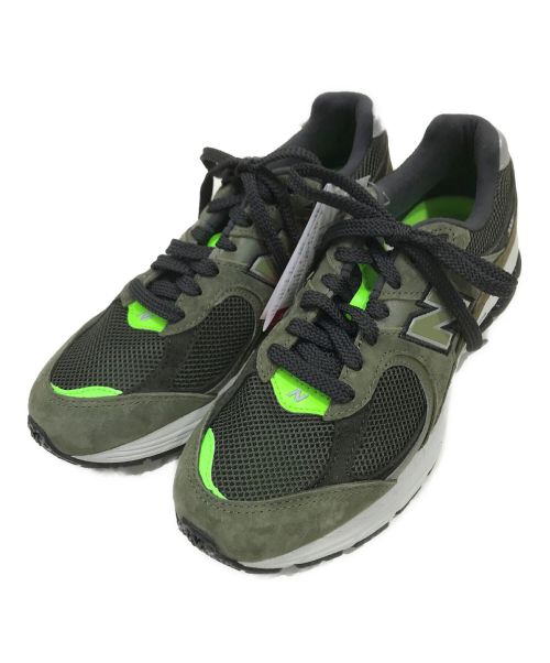 NEW BALANCE（ニューバランス）NEW BALANCE (ニューバランス) ローカットスニーカー グリーン サイズ:26.5の古着・服飾アイテム