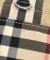 中古・古着 BURBERRY (バーバリー) ノヴァチェック柄スマホポーチ ベージュ：8000円