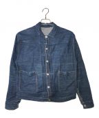 LEVI'S VINTAGE CLOTHINGリーバイス ビンテージ クロージング）の古着「1880 TRIPLE PLEAT BLOUSE JACKET」｜インディゴ