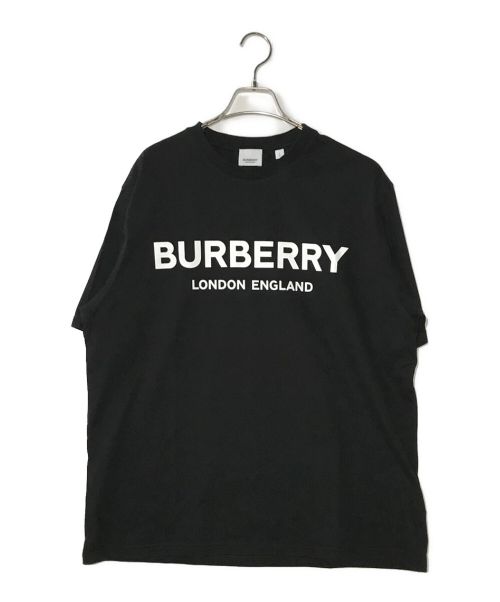 BURBERRY LONDON（バーバリーロンドン）BURBERRY LONDON (バーバリー ロンドン) ロゴプリントTシャツ ブラック サイズ:Lの古着・服飾アイテム