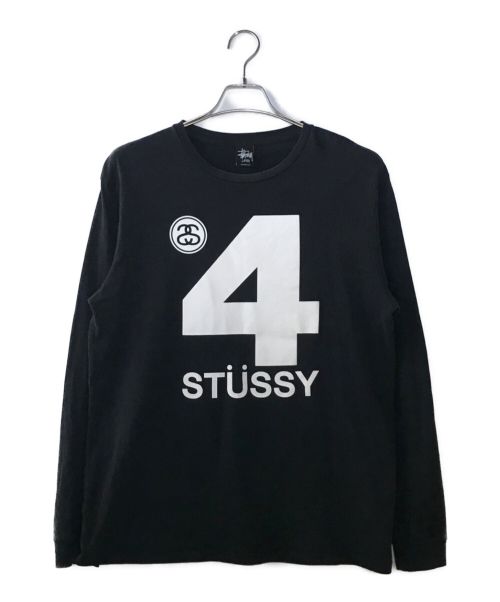 stussy（ステューシー）stussy (ステューシー) ロングスリーブカットソー ブラック サイズ:Lの古着・服飾アイテム