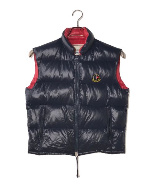 MONCLER（モンクレール）MONCLER (モンクレール) ダウンベスト ネイビー サイズ:表記無しの古着・服飾アイテム