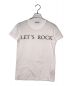 DIOR HOMME（ディオール オム）の古着「LET'S ROCK Tシャツ」｜ホワイト