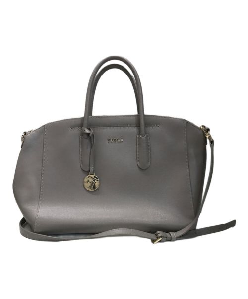 FURLA（フルラ）FURLA (フルラ) 2WAYショルダーバッグ グレーの古着・服飾アイテム