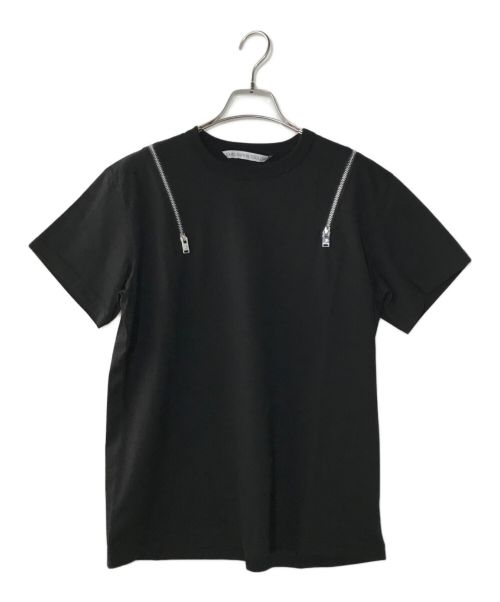 JOHN LAWRENCE SULLIVAN（ジョンローレンスサリバン）JOHN LAWRENCE SULLIVAN (ジョンローレンスサリバン) Zipped t-shirt ブラック サイズ:Sの古着・服飾アイテム