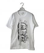 COMME des GARCONS SHIRT×KAWSコムデギャルソンシャツ×カウズ）の古着「プリントTシャツ」｜ホワイト