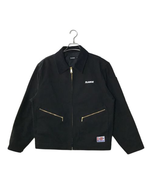 X-LARGE（エクストララージ）X-LARGE (エクストララージ) Dickies (ディッキーズ) WORK JACKET ブラック サイズ:Mの古着・服飾アイテム