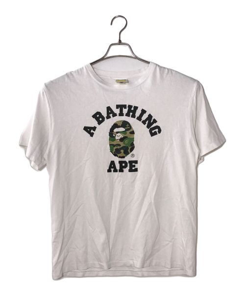 A BATHING APE（アベイシングエイプ）A BATHING APE (アベイシングエイプ) Tシャツ ホワイト サイズ:記載なしの古着・服飾アイテム