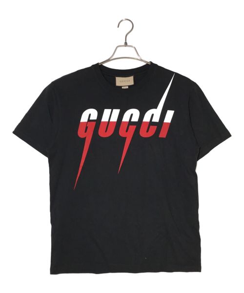 GUCCI（グッチ）GUCCI (グッチ) ブレード プリント Tシャツ ブラック サイズ:Mの古着・服飾アイテム