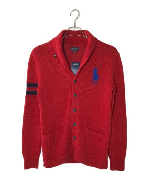 POLO RALPH LAUREN（ポロ・ラルフローレン）POLO RALPH LAUREN (ポロ・ラルフローレン) カーディガン レッド サイズ:Lの古着・服飾アイテム