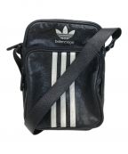 BALENCIAGA×adidasバレンシアガ×アディダス）の古着「Small Crossbody Messenger Bag(スモールクロスボディメッセンジャーバッグ)」｜ブラック