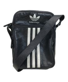 BALENCIAGA×adidas（バレンシアガ×アディダス）の古着「Small Crossbody Messenger Bag(スモールクロスボディメッセンジャーバッグ)」｜ブラック