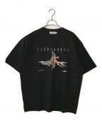 TIGHTBOOTH PRODUCTIONタイトブースプロダクション）の古着「INITIALIZE T-SHIRT」｜ブラック