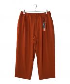 TIGHTBOOTH PRODUCTIONタイトブースプロダクション）の古着「BAGGY SLACKS」｜オレンジ