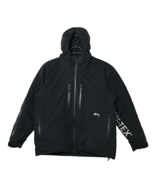 stussy（ステューシー）stussy (ステューシー) Gore-Tex Products Down Parka ブラック サイズ:Mの古着・服飾アイテム