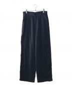 seven by sevenセブンバイセブン）の古着「EASY TYPE SHEER TROUSERS -DOT PATTERN INDIAN KHADI-」｜ブラック