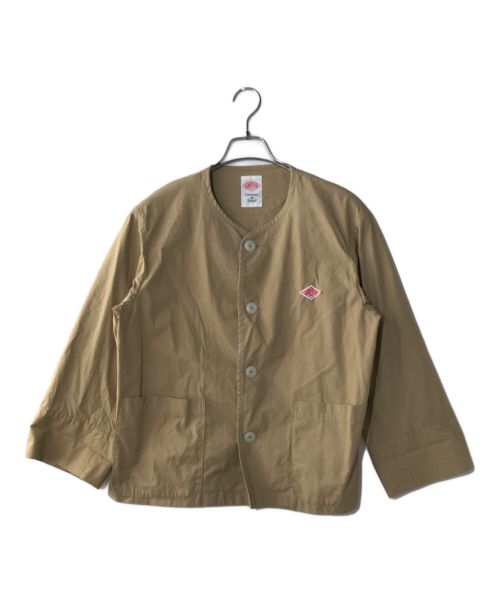 DANTON（ダントン）DANTON (ダントン) ノーカラージャケット ベージュ サイズ:36の古着・服飾アイテム