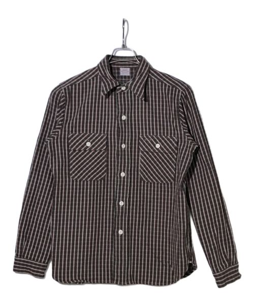 WAREHOUSE（ウエアハウス）WAREHOUSE (ウエアハウス) FLANNEL SHIRTS グレー サイズ:LARGEの古着・服飾アイテム