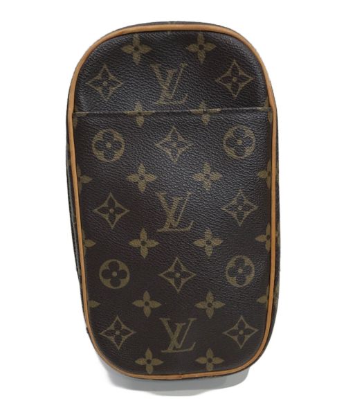 LOUIS VUITTON（ルイ ヴィトン）LOUIS VUITTON (ルイ ヴィトン) ポシェットガンジュ ブラウンの古着・服飾アイテム