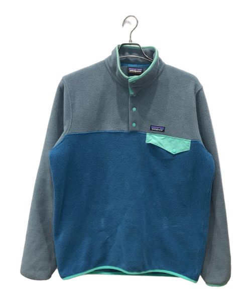 Patagonia（パタゴニア）Patagonia (パタゴニア) ライトウェイト・シンチラ・スナップT・プルオーバー ブルー×グレー サイズ:Mの古着・服飾アイテム