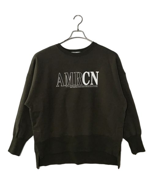 Americana（アメリカーナ）Americana (アメリカーナ) スウェット カーキ サイズ:表記無しの古着・服飾アイテム