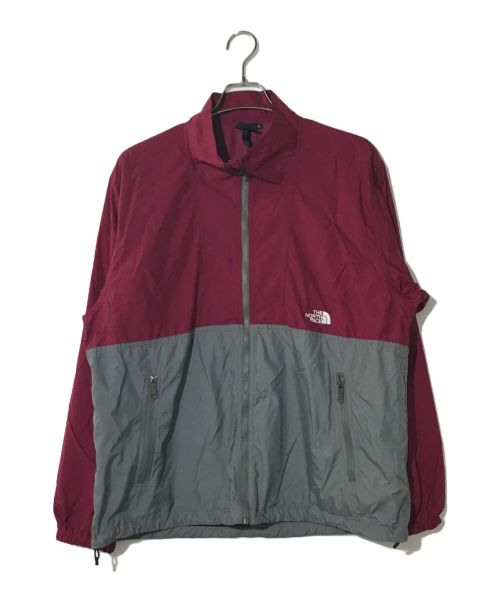 THE NORTH FACE（ザ ノース フェイス）THE NORTH FACE (ザ ノース フェイス) コンパクトブルゾン グレー×レッド サイズ:Ｌの古着・服飾アイテム