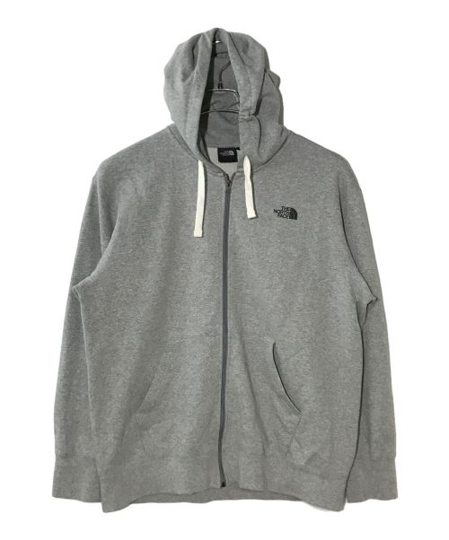 THE NORTH FACE（ザ ノース フェイス）THE NORTH FACE (ザ ノース フェイス) ジップパーカー グレー サイズ:XLの古着・服飾アイテム