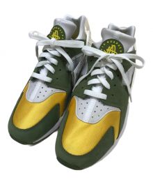 NIKE×stussy（ナイキ×ステューシー）の古着「AIR HUARACHE LE(ナイキ エアハラチ LE)」｜カーキ×イエロー