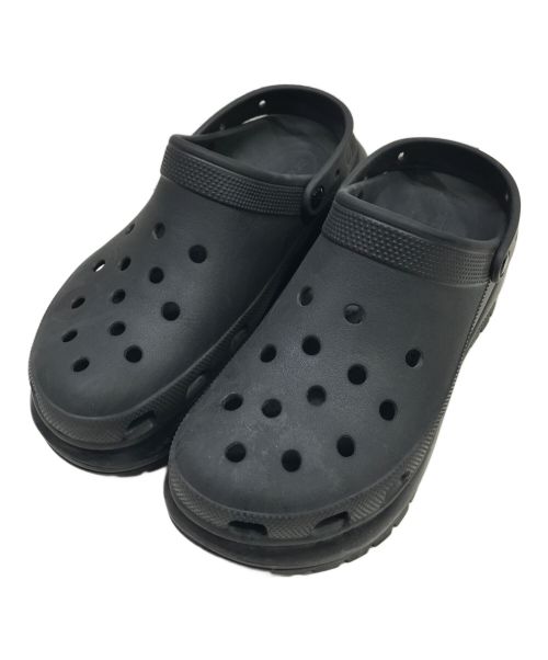 crocs（クロックス）crocs (クロックス) 厚底サンダル ブラック サイズ:M11の古着・服飾アイテム