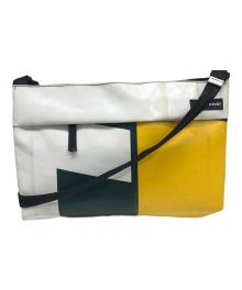 FREITAG（フライターグ）の古着「ショルダーバッグ」｜ホワイト×グリーン×イエロー