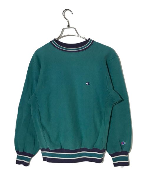 Champion REVERSE WEAVE（チャンピオン リバース ウィーブ）Champion REVERSE WEAVE (チャンピオン リバース ウィーブ) スウェット グリーン サイズ:Mの古着・服飾アイテム