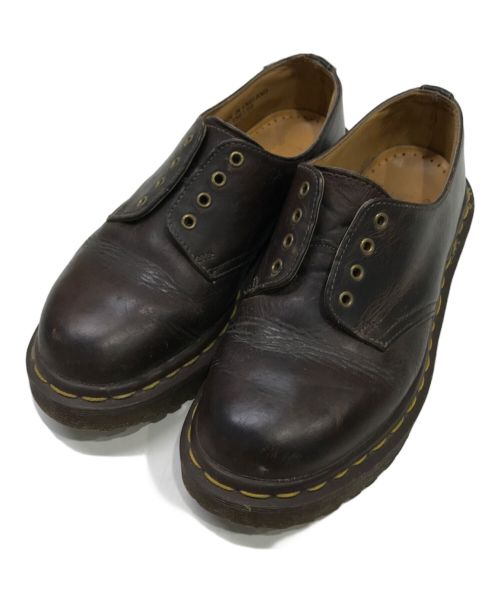 Dr.Martens（ドクターマーチン）Dr.Martens (ドクターマーチン) 4ホールローファー ブラウン サイズ:4の古着・服飾アイテム