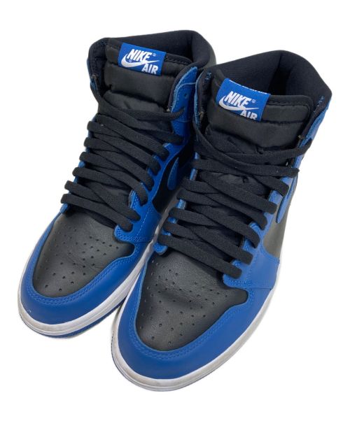 NIKE（ナイキ）NIKE (ナイキ) AIR JORDAN 1 RETRO HIGH OG ブラック×ブルー サイズ:27㎝の古着・服飾アイテム