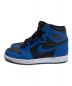 NIKE (ナイキ) AIR JORDAN 1 RETRO HIGH OG ブラック×ブルー サイズ:27㎝：10000円