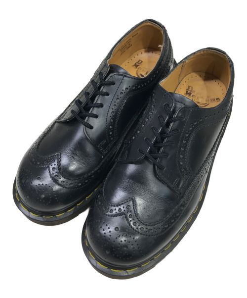 Dr.Martens（ドクターマーチン）Dr.Martens (ドクターマーチン) ウィングチップシューズ ブラック サイズ:UK6の古着・服飾アイテム