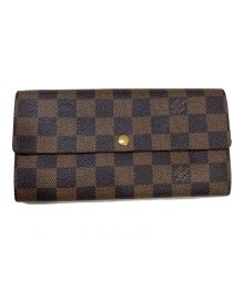 LOUIS VUITTON（ルイ ヴィトン）の古着「ダミエポルトフォイユ･サラ」｜ブラウン