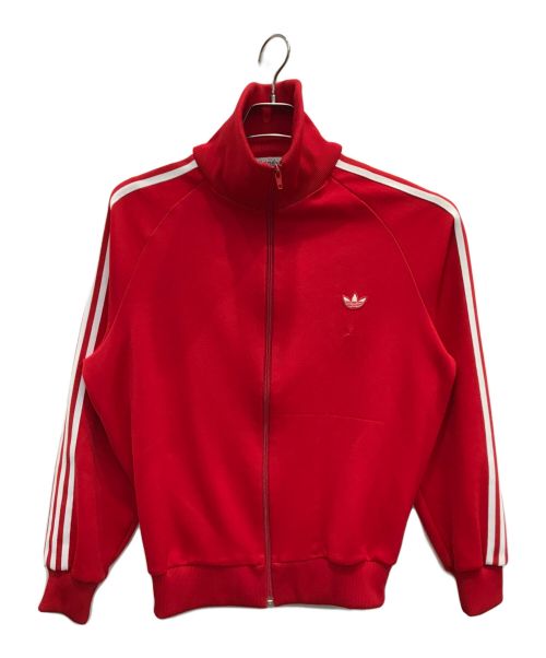 adidas（アディダス）adidas (アディダス) トラックジャケット レッド サイズ:4号の古着・服飾アイテム