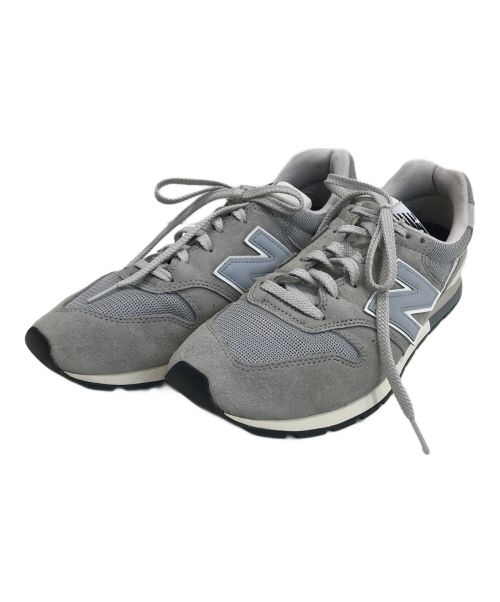 NEW BALANCE（ニューバランス）NEW BALANCE (ニューバランス) ローカットスニーカー グレー サイズ:US9の古着・服飾アイテム