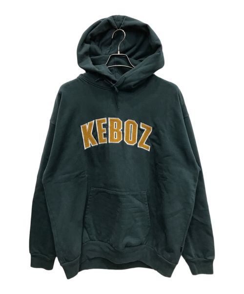 KEBOZ（ケボズ）KEBOZ (ケボズ) FREAK'S STORE (フリークスストア) パーカー グリーン サイズ:Lの古着・服飾アイテム