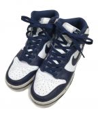 NIKEナイキ）の古着「Dunk High(ダンク ハイ)」｜ネイビー