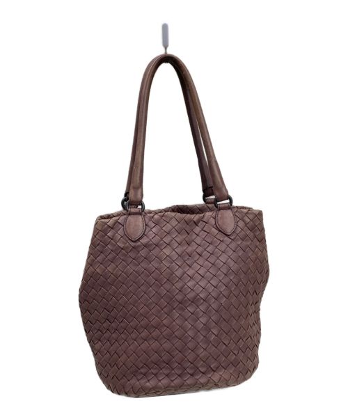 BOTTEGA VENETA（ボッテガベネタ）BOTTEGA VENETA (ボッテガベネタ) ハンドバッグ ブラウンの古着・服飾アイテム