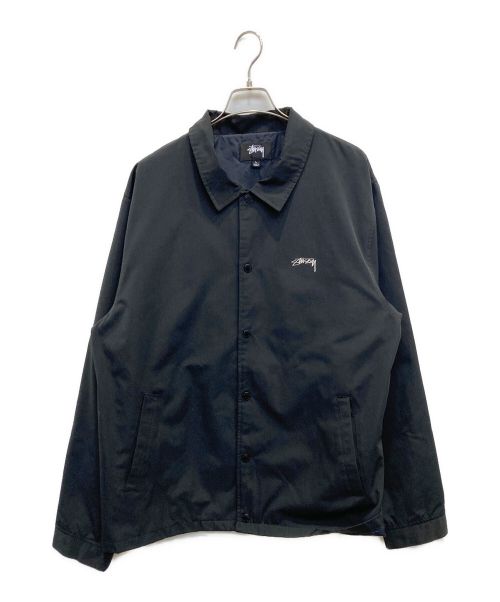 stussy（ステューシー）stussy (ステューシー) コーチジャケット ブラック サイズ:Lの古着・服飾アイテム