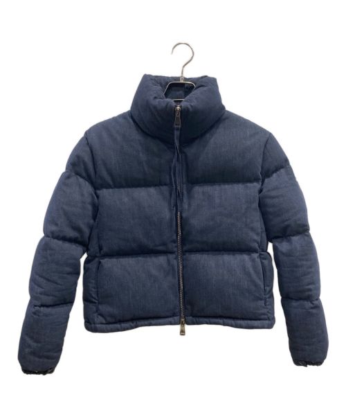 MONCLER（モンクレール）MONCLER (モンクレール) デニムダウンジャケット インディゴの古着・服飾アイテム